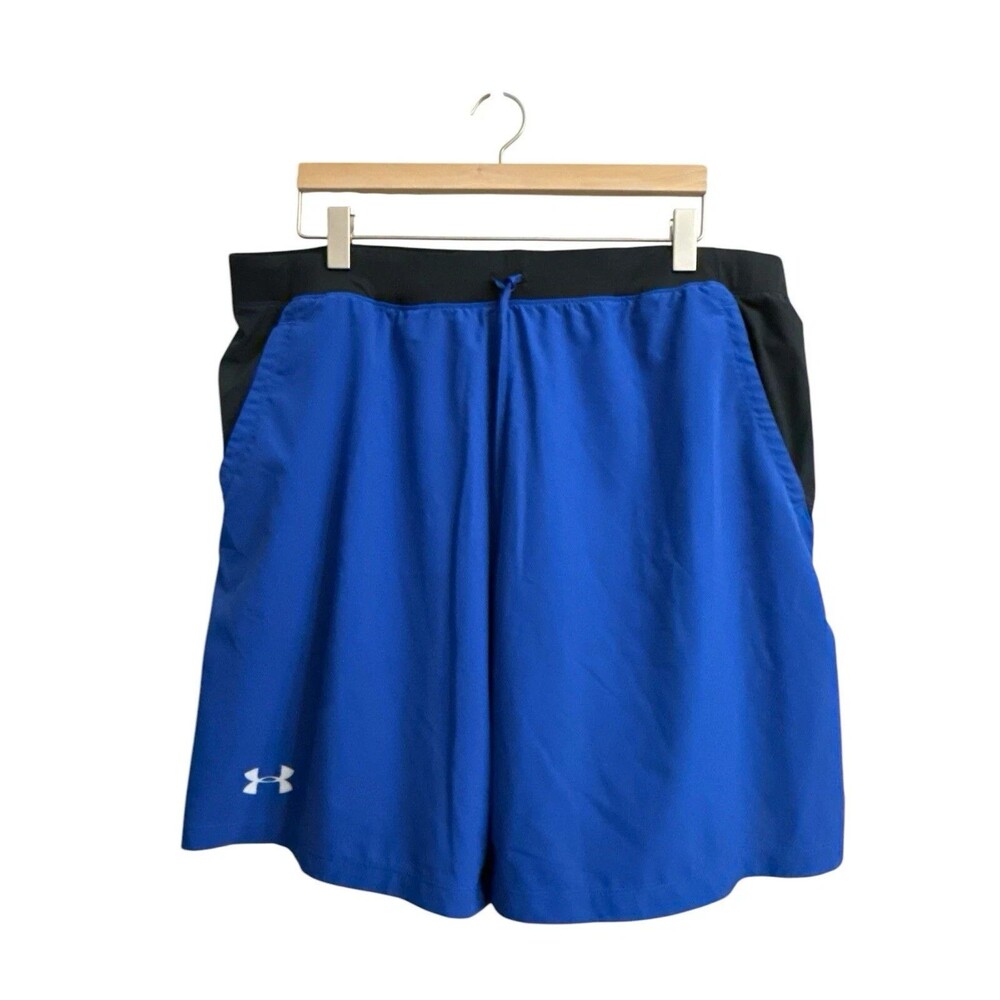 Under Armour Speedpocket 9” Shorts Size XXL Dark Blue, Black